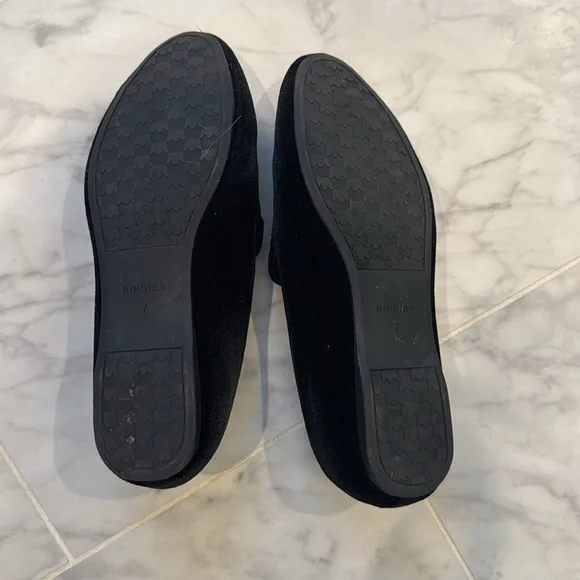 Birdies black velvet loafers - Picture 4 of 4